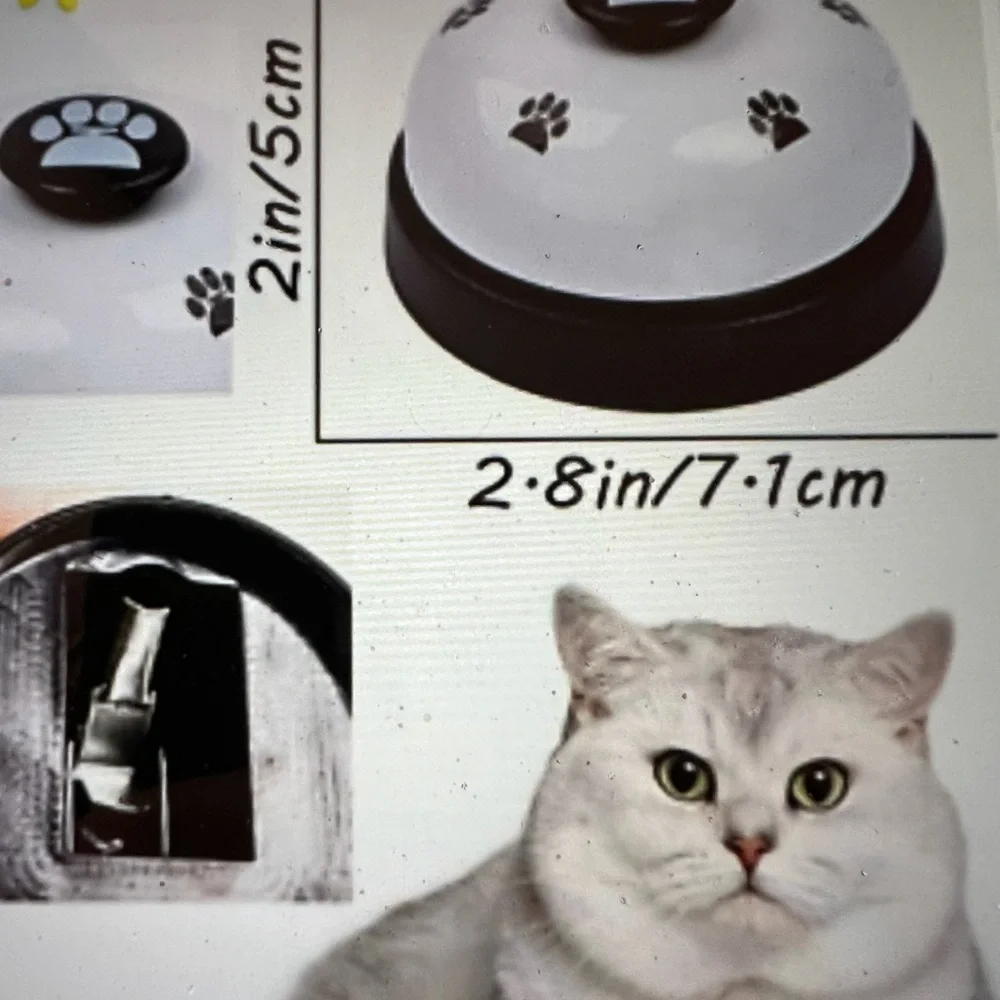 Pet Training Bell 2 Pieces NEW